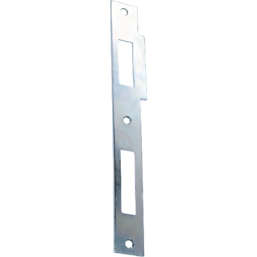 Hilber Beschläge GesmbH Beschläge unde Metallwarenerzeugung Doppeltürschließblech eckig, 210 x 30 x 2 mm, Stahl blau verzinkt