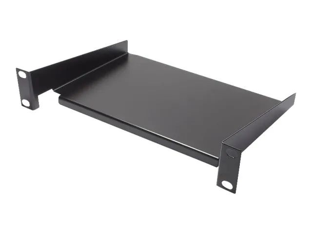 Good Connections Rack - Regal - RAL 9005, Deep Black - 1U - 25.4 cm (10")