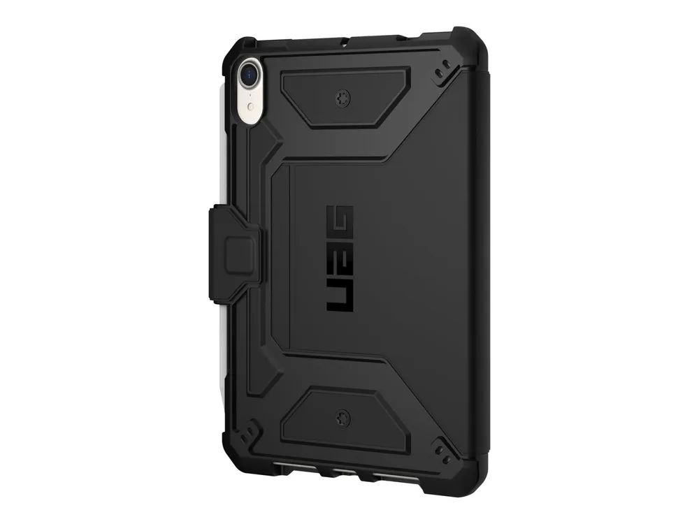 Urban Armor Gear UAG Rugged Case for iPad Mini (6th Gen, 2021) [8.3-inch] - Metropolis SE Black - Flip-Hülle für Tablet - Schwarz - 8.3" - für Apple iPad mini (6. Generation)