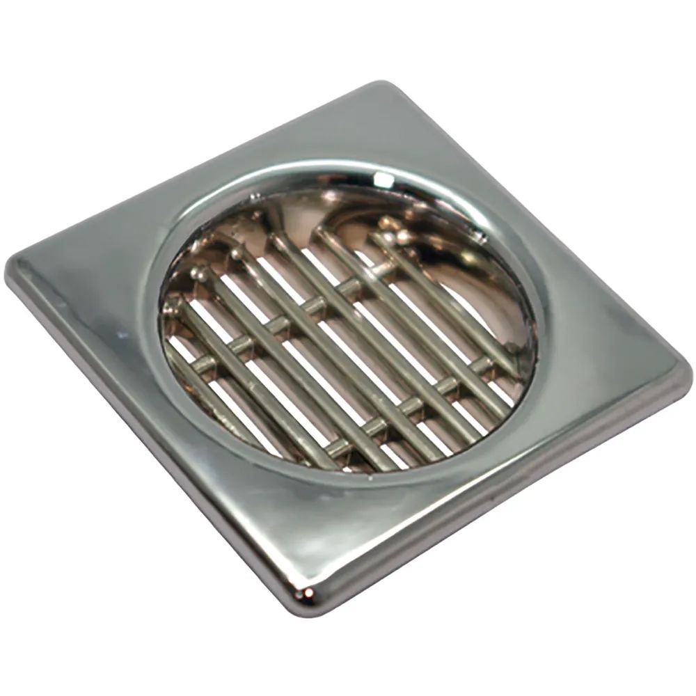 SMK Ges.m.b.H. Metall und Kunststoffwerk Lüftungsgitter ø 36 mm/43 x 43 mm Kunststoff verchromt