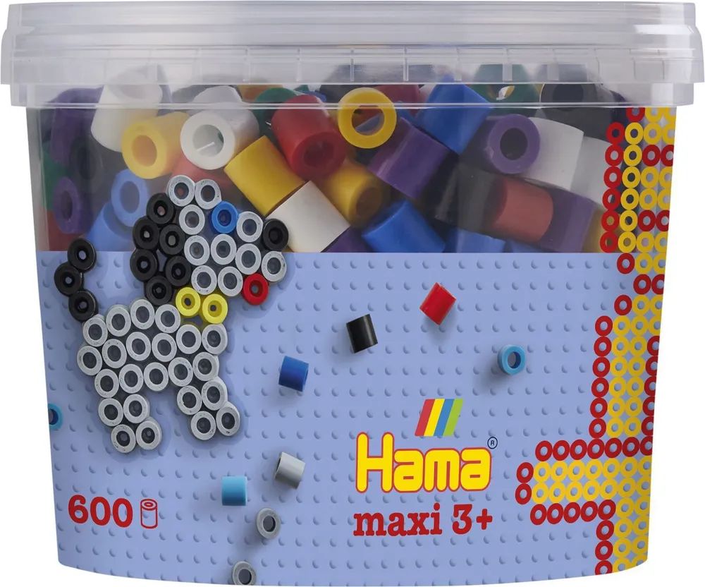 Malte Haaning Plastic A/S HAMA Maxi Perlen Dose vollton 600 Stück