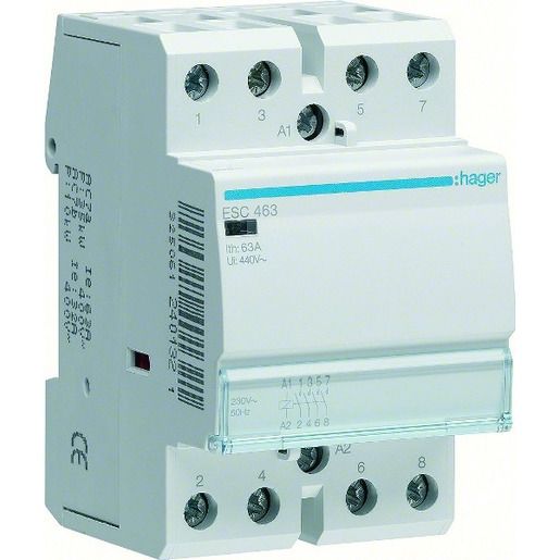 Hager SCHÜTZ 63A, 4S, 230V / HAGER ESC463