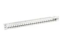 Equip Patch Panel - CAT 6a - Hellgrau - 24