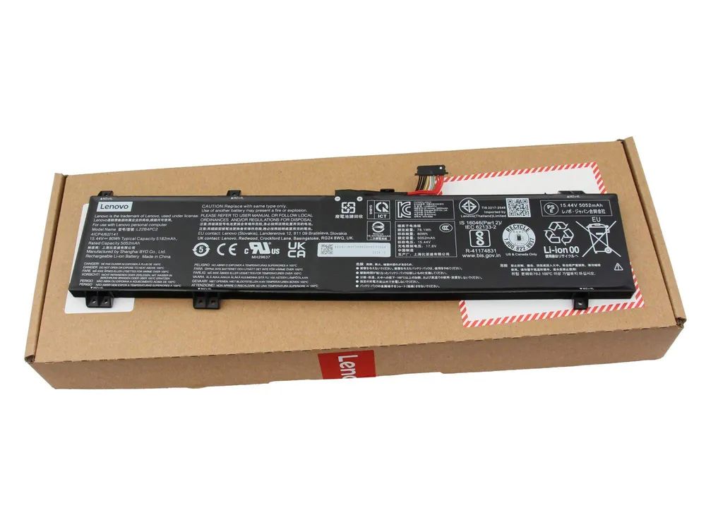 Lenovo Battery 4 Cell 80Wh L22C4PC2 CP/C - Batterie - 5.182 mAh