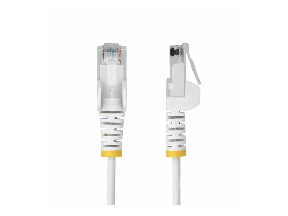 StarTech.com 1.5m White Slim CAT6 Ethernet Cable, Snagless, 28AWG, LSZH - Patch-Kabel - RJ-45 (M)