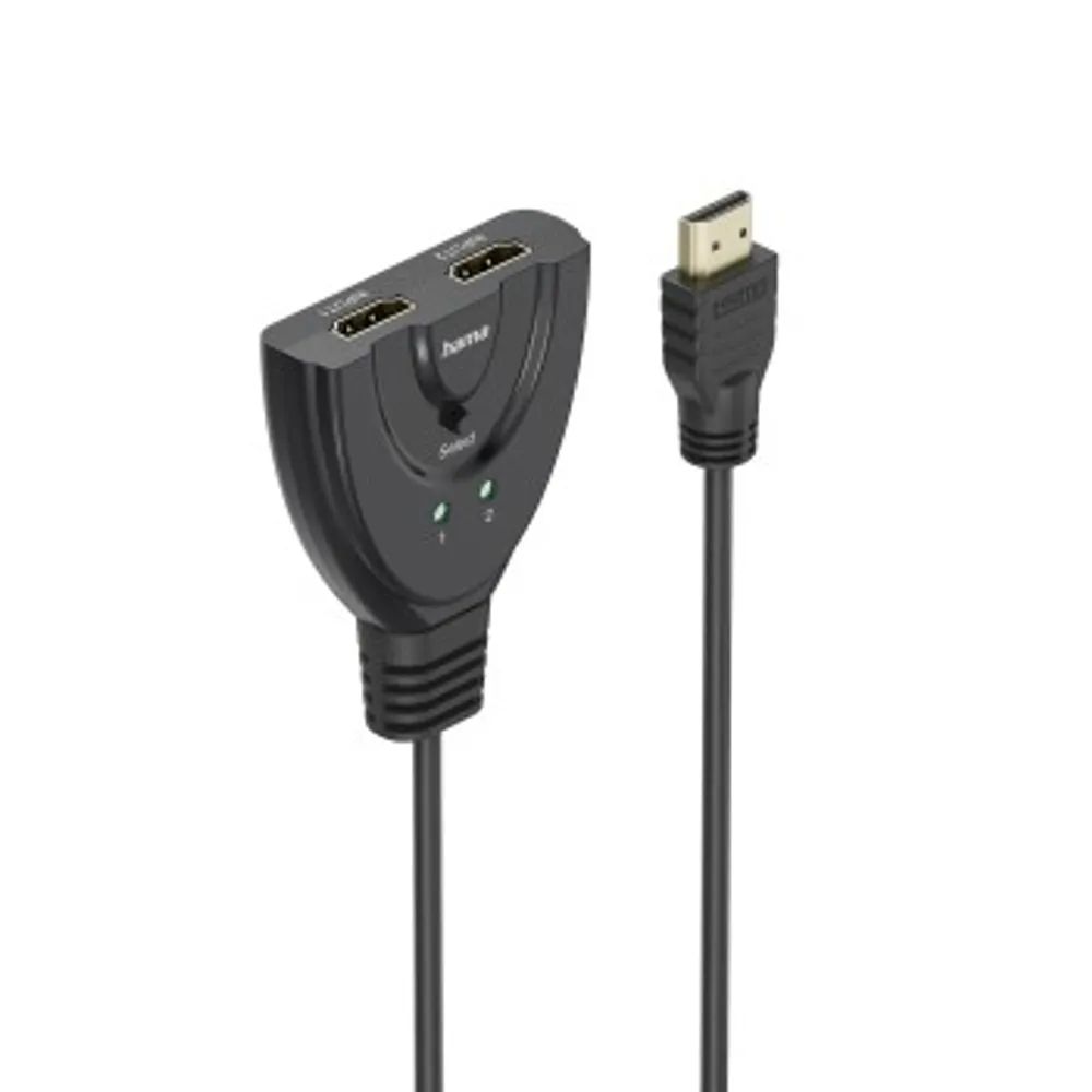 Hama 4K HDMI™-Umschalter 2x1, 2x HDMI™-Buchse - 1x HDMI™-Stecker