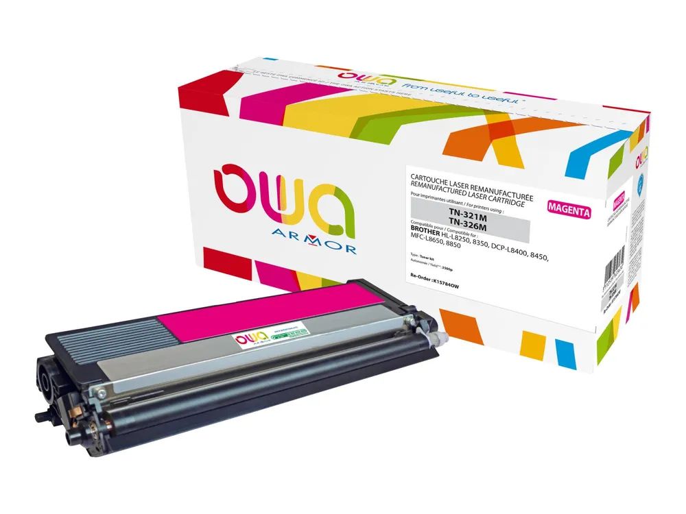 Armor OWA - Magenta - kompatibel - wiederaufbereitet - Tonerpatrone (Alternative zu: Brother TN326M, Brother TN321M)