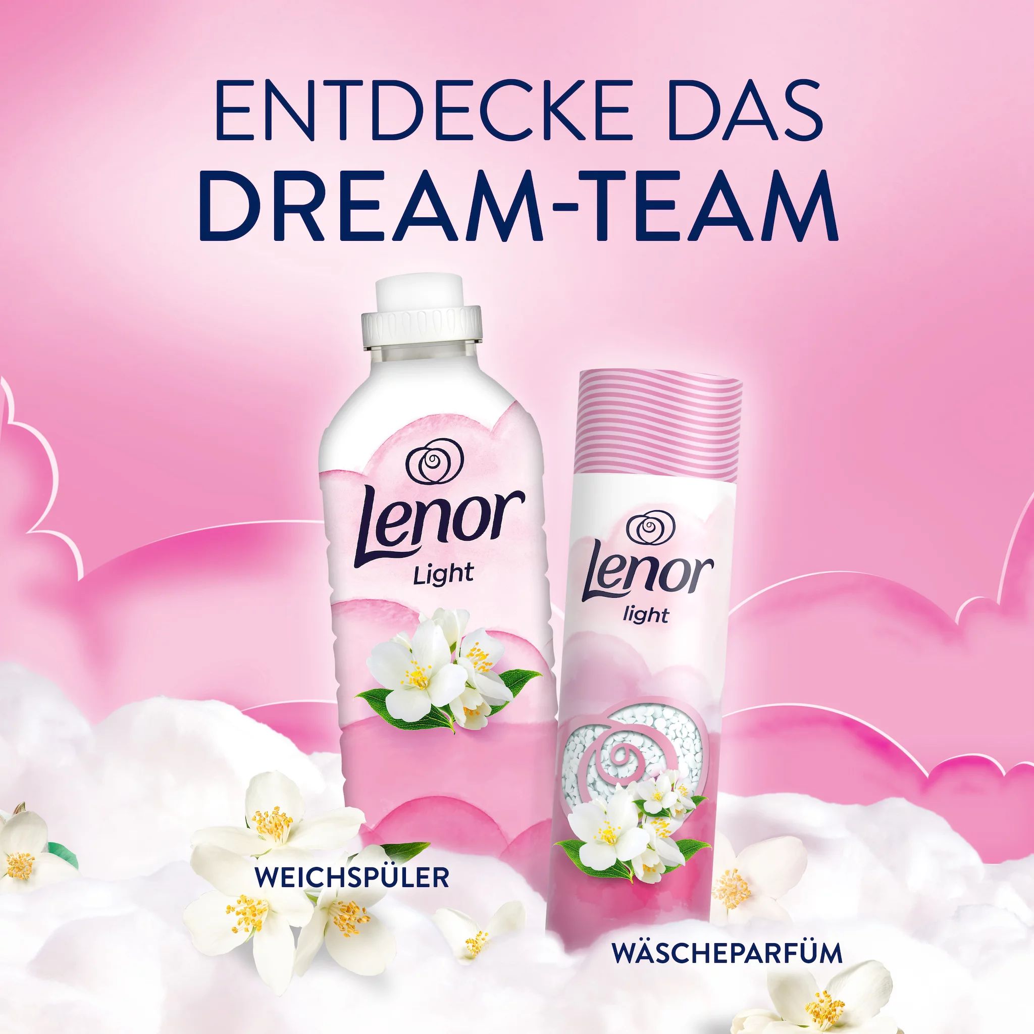 Lenor Light Wäscheparfüm, Jasminblüte, 280g