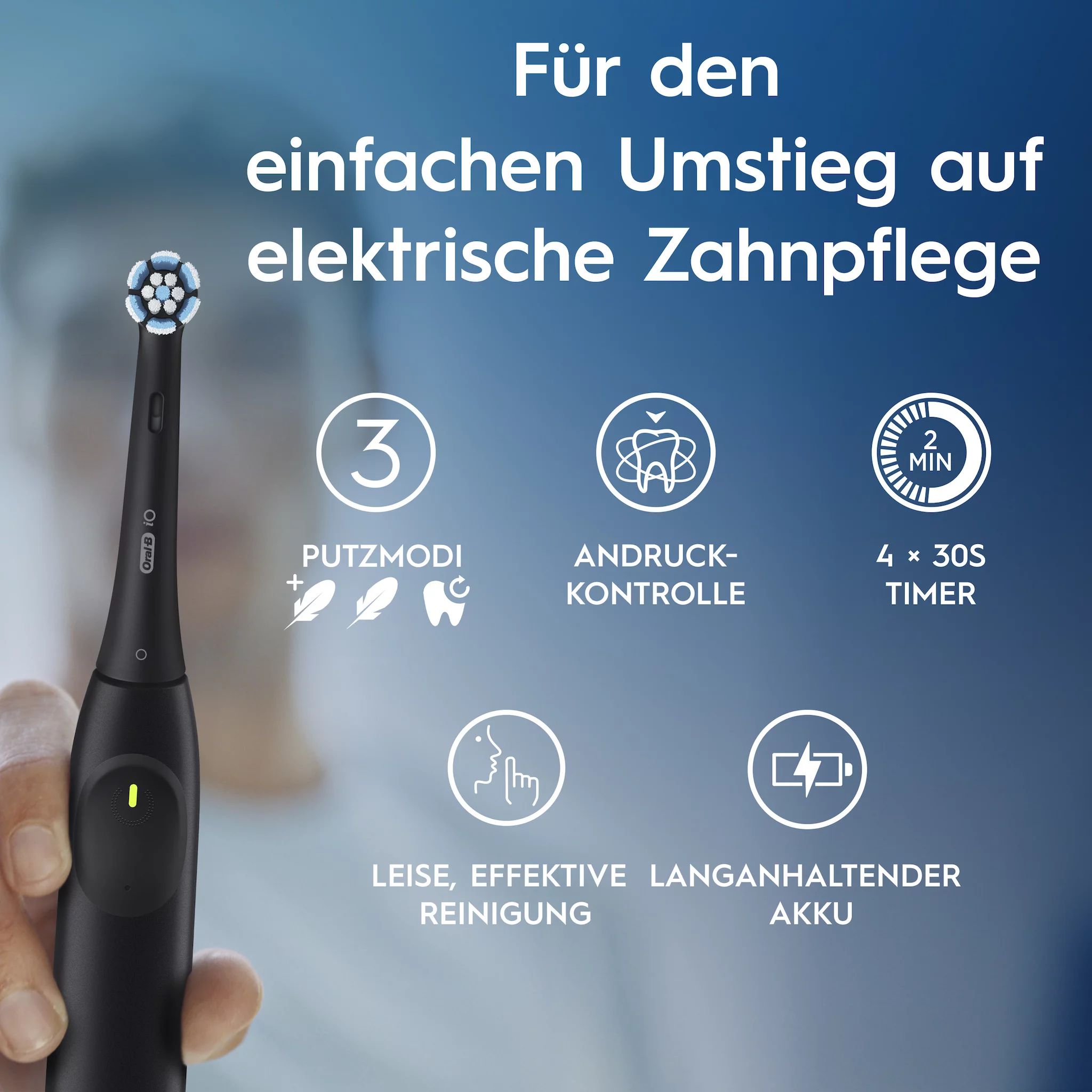 Oral-B iO Series 2, mit Reiseetui Night Black