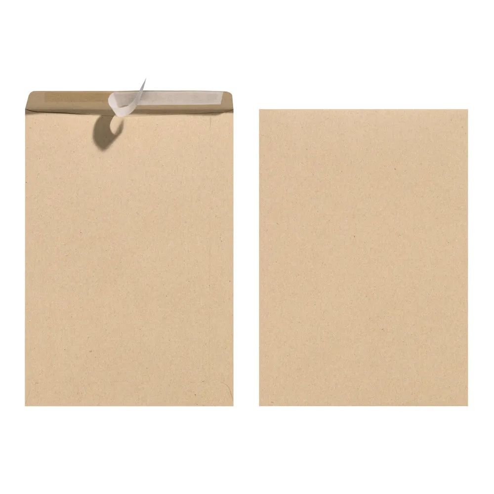 herlitz Versandtasche C5 90g haftklebend braun 10er Packung