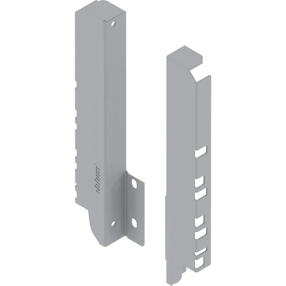 BLUM TANDEMBOX antaro Rückwandhalter Spüle Höhe D, grau RAL 9006