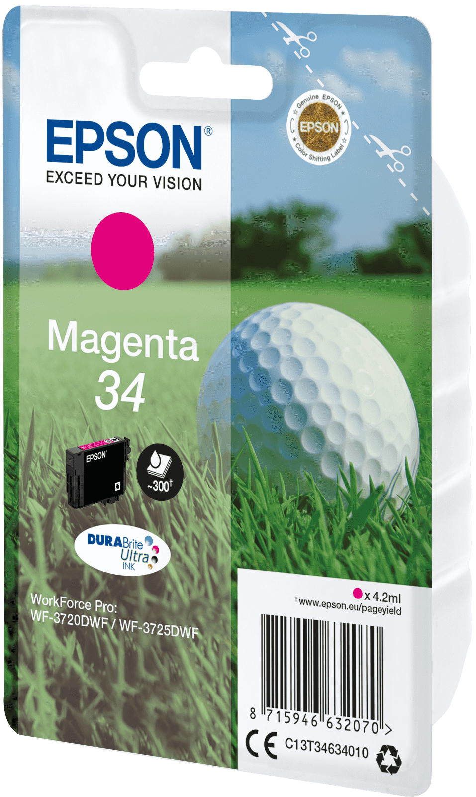 Epson 34 - 4.2 ml - Magenta - Original - Tintenpatrone