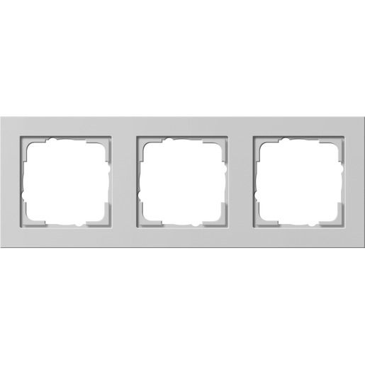 Gira RAHMEN 3-FACH E2 BRUCHSICHER / GIRA 021337 GRAU MATT 021337
