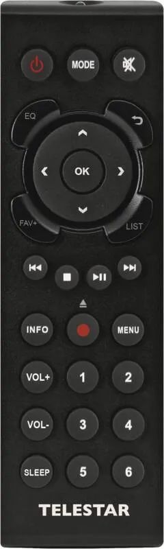 Telestar TOP 550 Schwarz Multifunktionsradios HiFi-Baustei