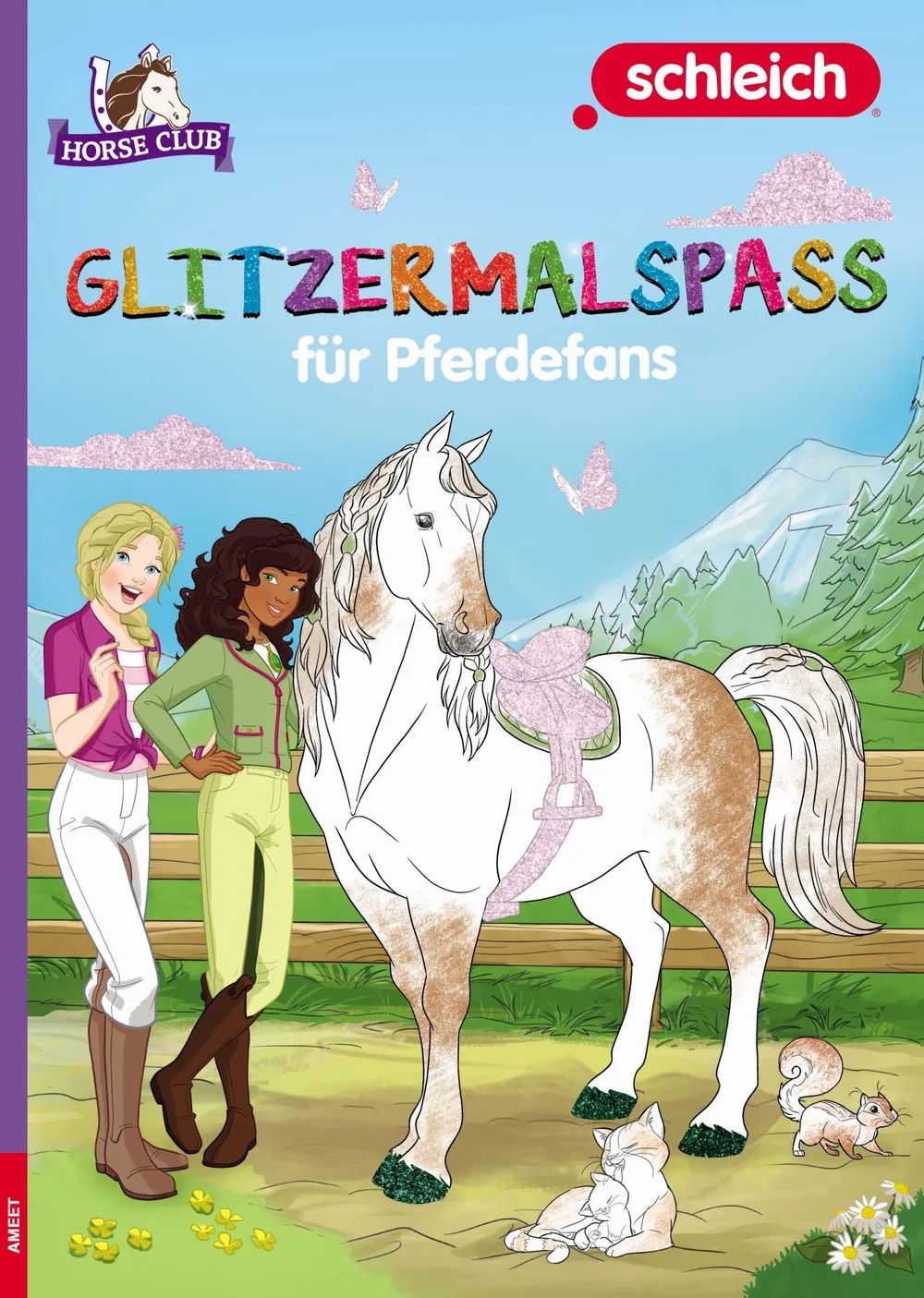 Ameet Verlag GmbH SCHLEICH HC –  Glitzermalspaß