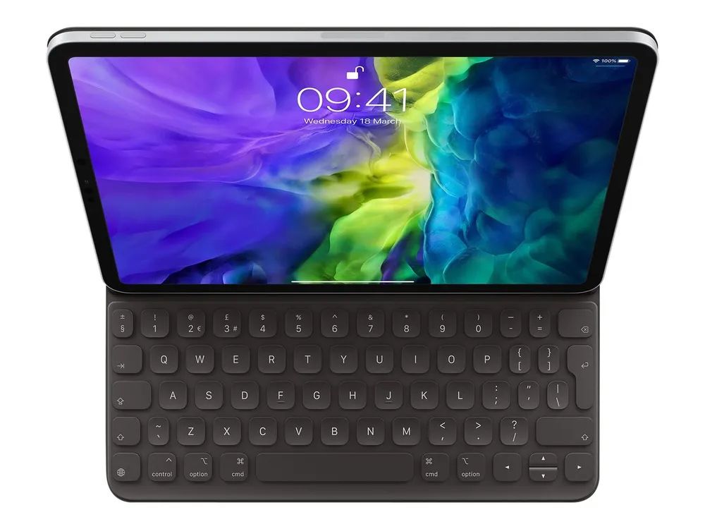 Apple Smart - Tastatur und Foliohülle - Apple Smart connector - Spanisch - für 10.9-inch iPad Air (4th generation, 5th generation)