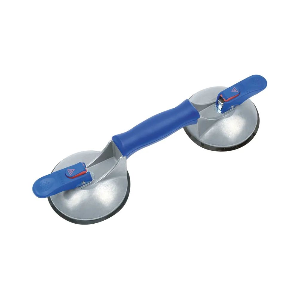 BOHLE Glasscheibenheber 2-Kopf längs mit Vakuumanzeige Tragkraft 60 kg