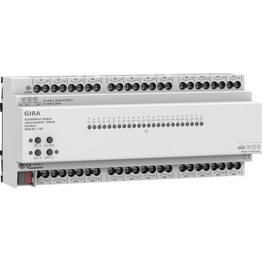 Gira SCHALT-/JAL.AKTOR 24F/12F 16 A / GIRA 504000 KOMFORT 504000