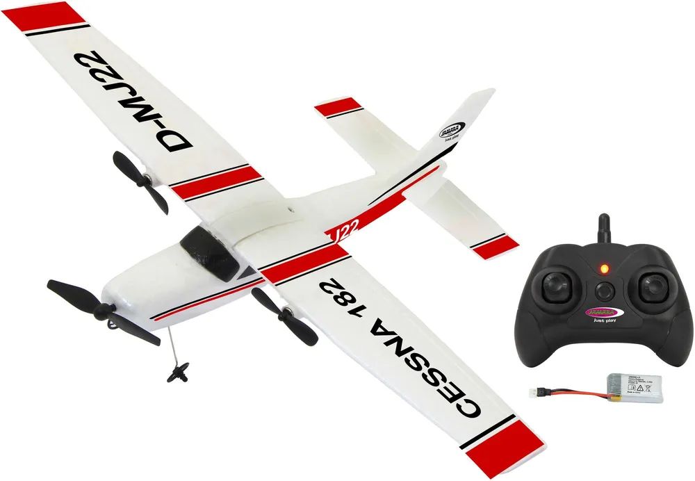 Jamara e.K. RC 2,4GHz Cessna 182 Flugzeug Gyro 2CH