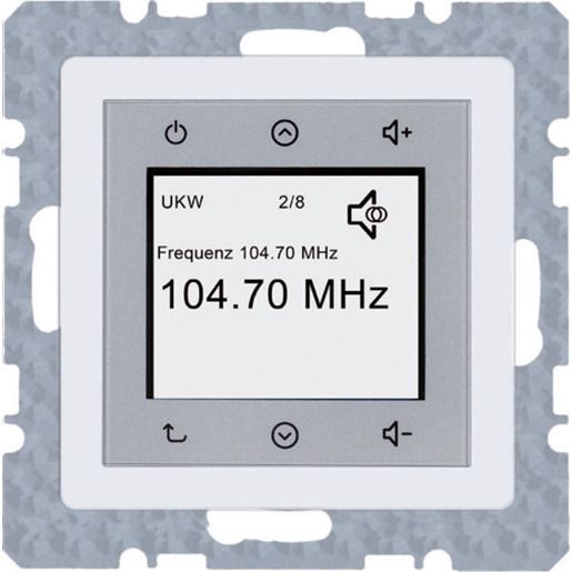 Berker Q.X RADIO DAB+/BT PW SAMT / BERKER 30846089 TOUCH RADIO 30846089