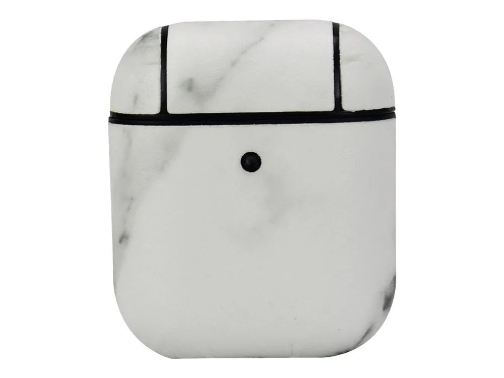 TerraTec Air Box - Tasche für Kopfhöhrer - Polycarbonat - Marble - für Apple AirPods (1. Generation, 2. Generation)