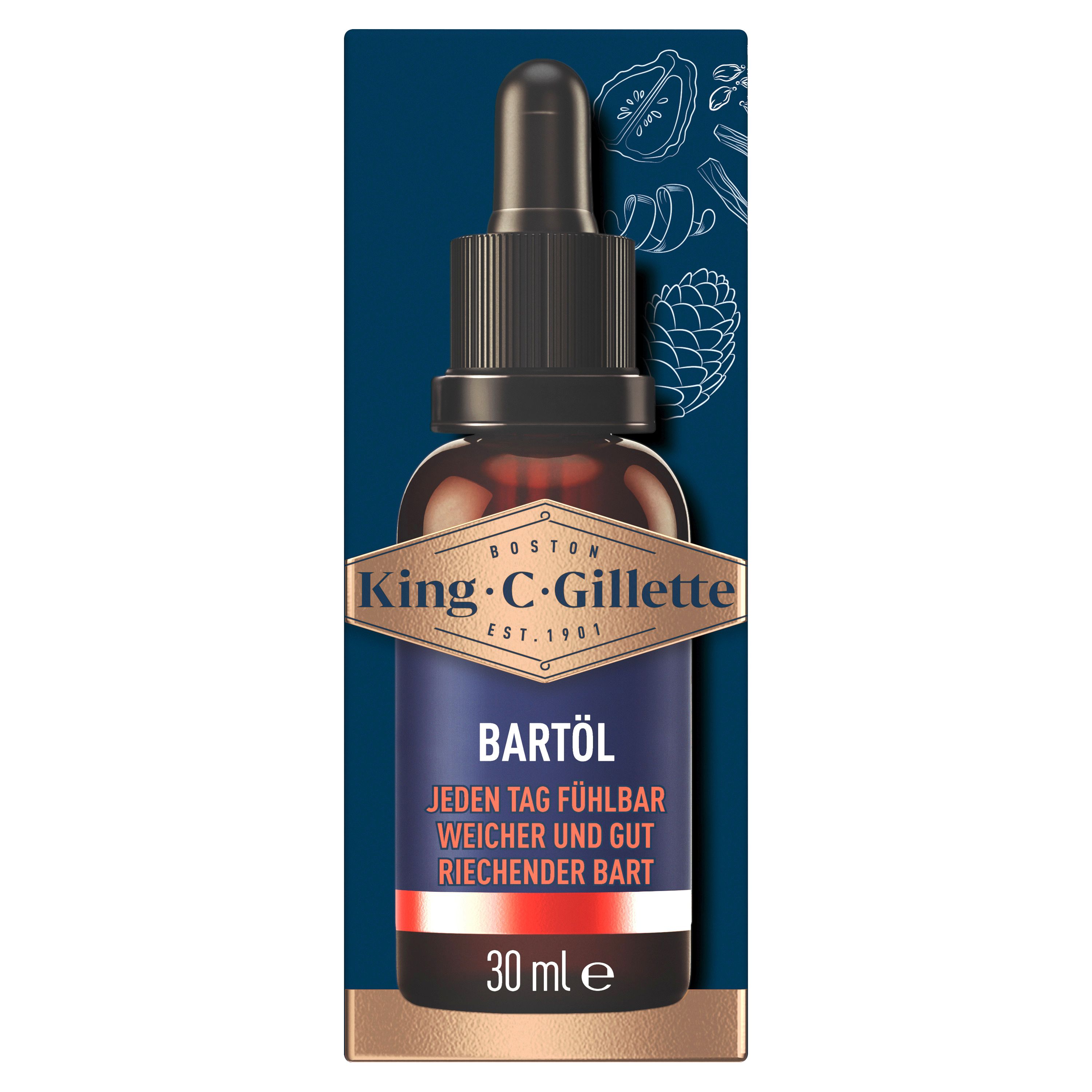 King C. Gillette Bartöl 30 ml