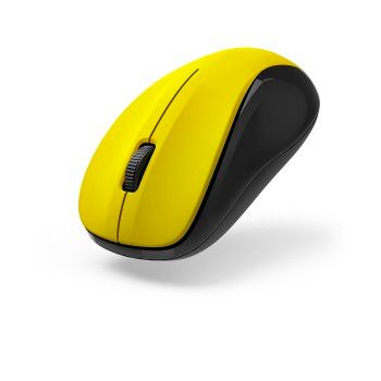 Hama Optische 3-Tasten-Funkmaus "MW-300 V2", geräuschlos, USB-Empfänger, Gelb