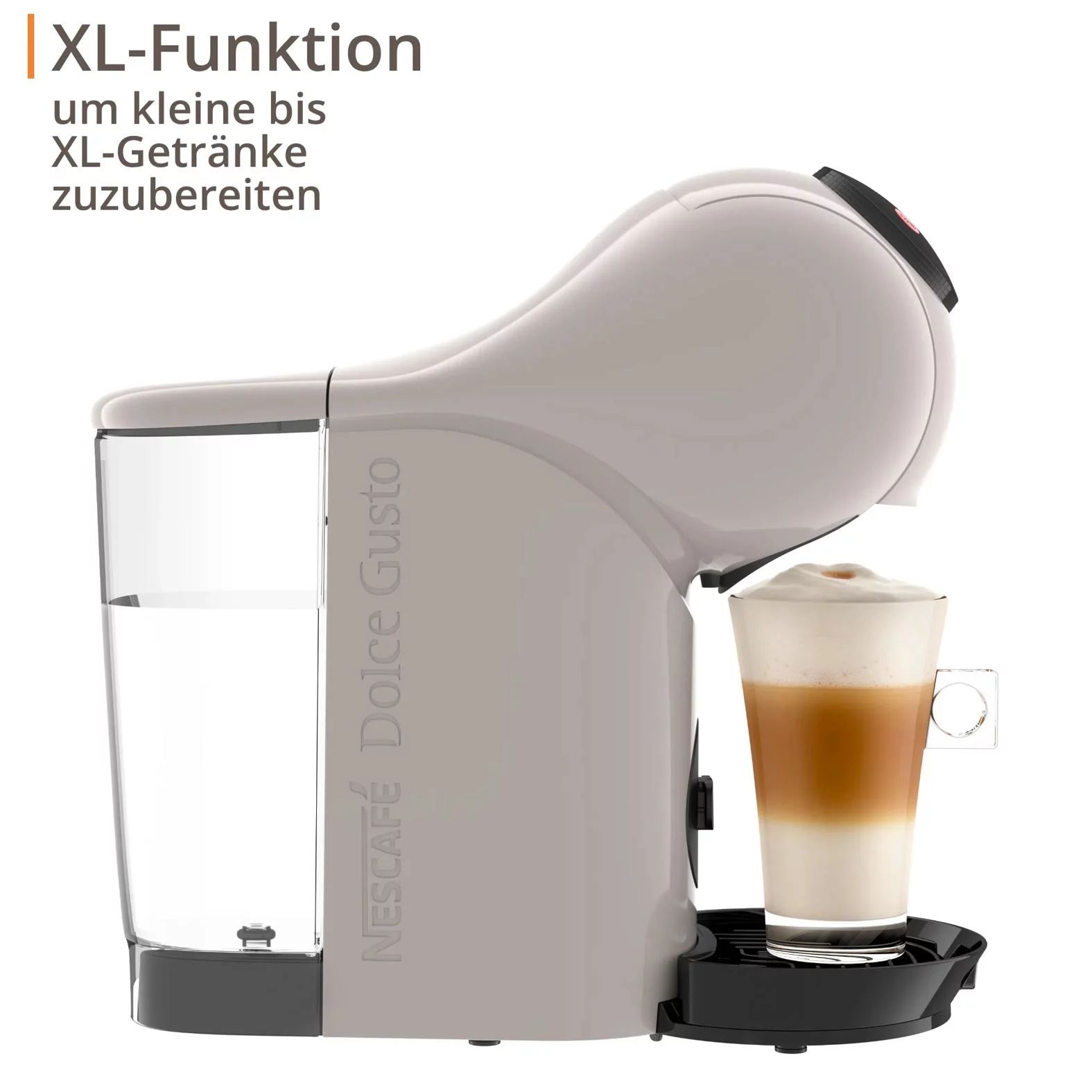 KRUPS NESCAFÉ® Dolce Gusto®KP243A  Kapselmaschine GENIO S - Taupe