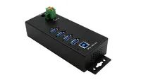 Exsys EX-1186HMVS-2 - USB 3.2 Gen 1 (3.1 Gen 1) Type-B - USB 3.2 Gen 1 (3.1 Gen 1) Type-A - 5000 Mbit/s - Schwarz - Metall
