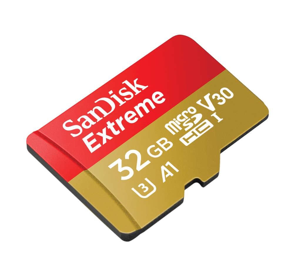 SanDisk Extreme - Flash-Speicherkarte (microSDHC/SD-Adapter inbegriffen)