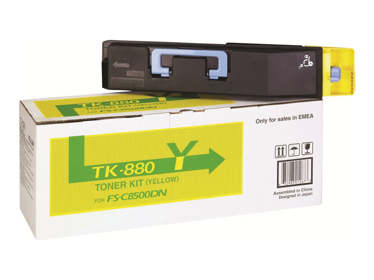 Kyocera TK 880Y - Gelb - Original - Tonerpatrone