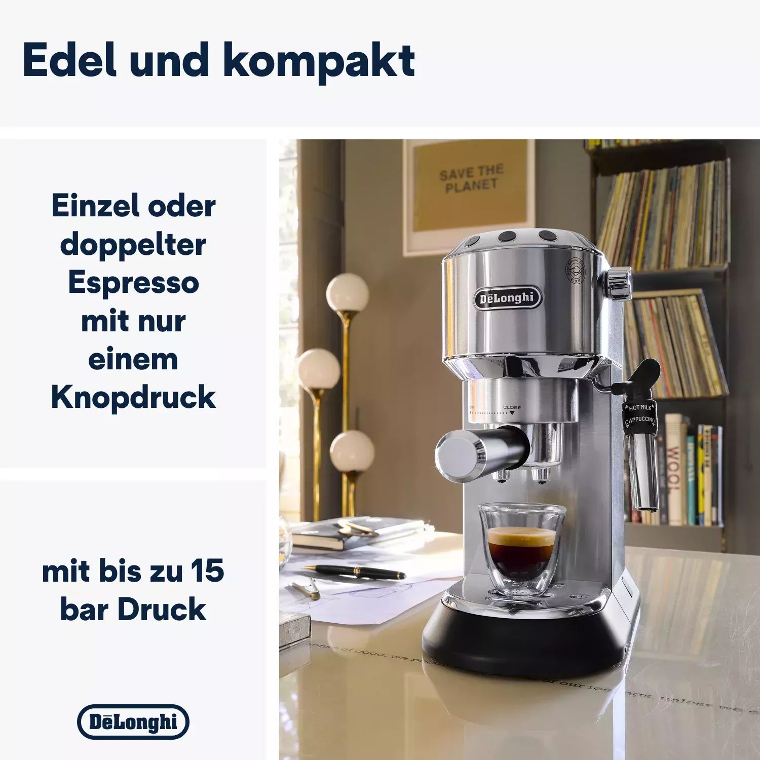 De'Longhi Espressomaschine Dedica EC685.M