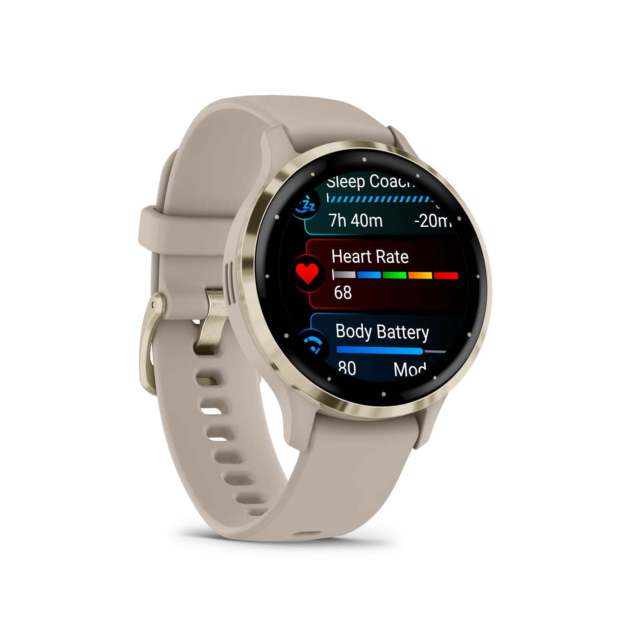 Garmin VENU 3S, French Gray/Softgold