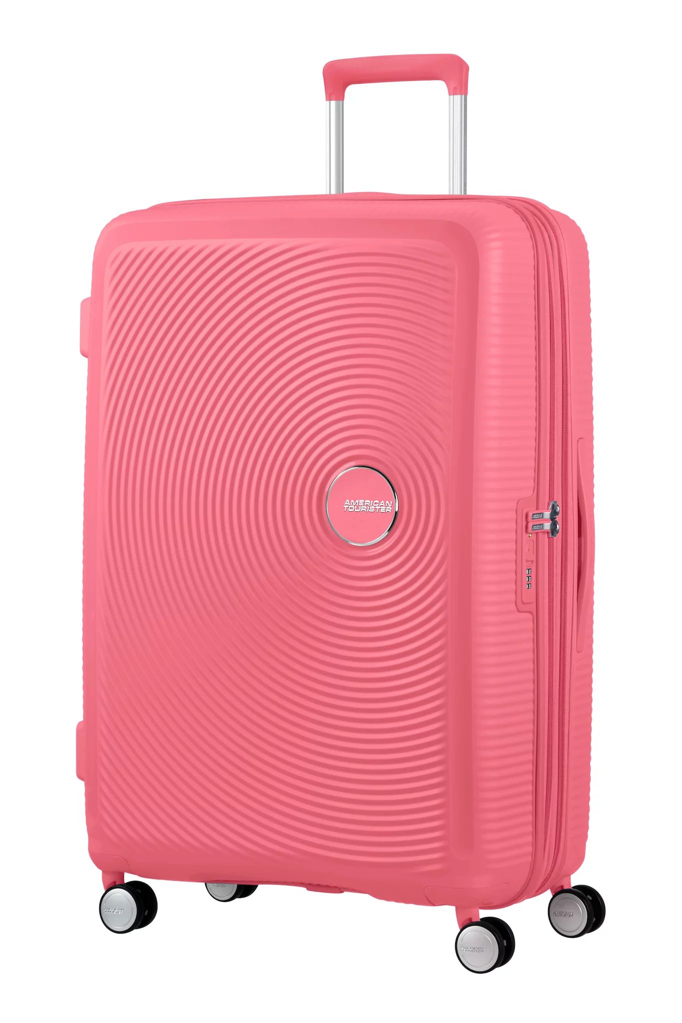 AMERICAN TOURISTER SOUNDBOX SPINNER 77/28 TSA EXP, SUN KISSED CORAL