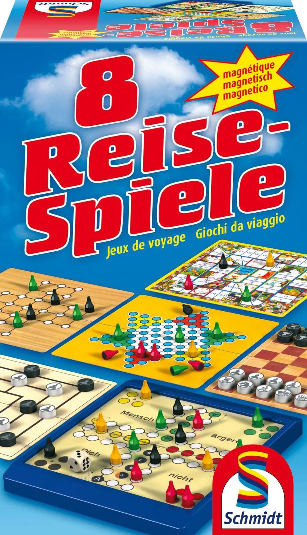 Schmidt Spiele GmbH 8 Reise-Spiele magnetisch