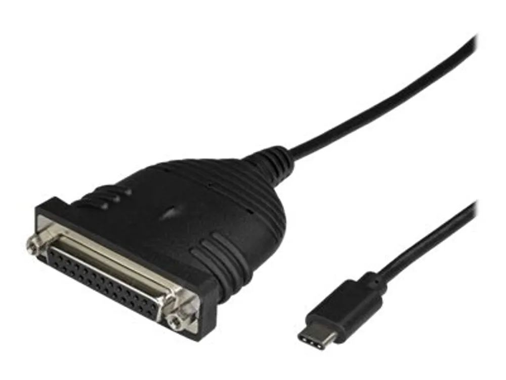 StarTech.com USB-C auf Parallel Druckerkabel - USB zu DB25 - Druckerkabel Adapter - USB C Druckerkabel - Bus Powered - USB-/Parallelkabel - USB-C (M)