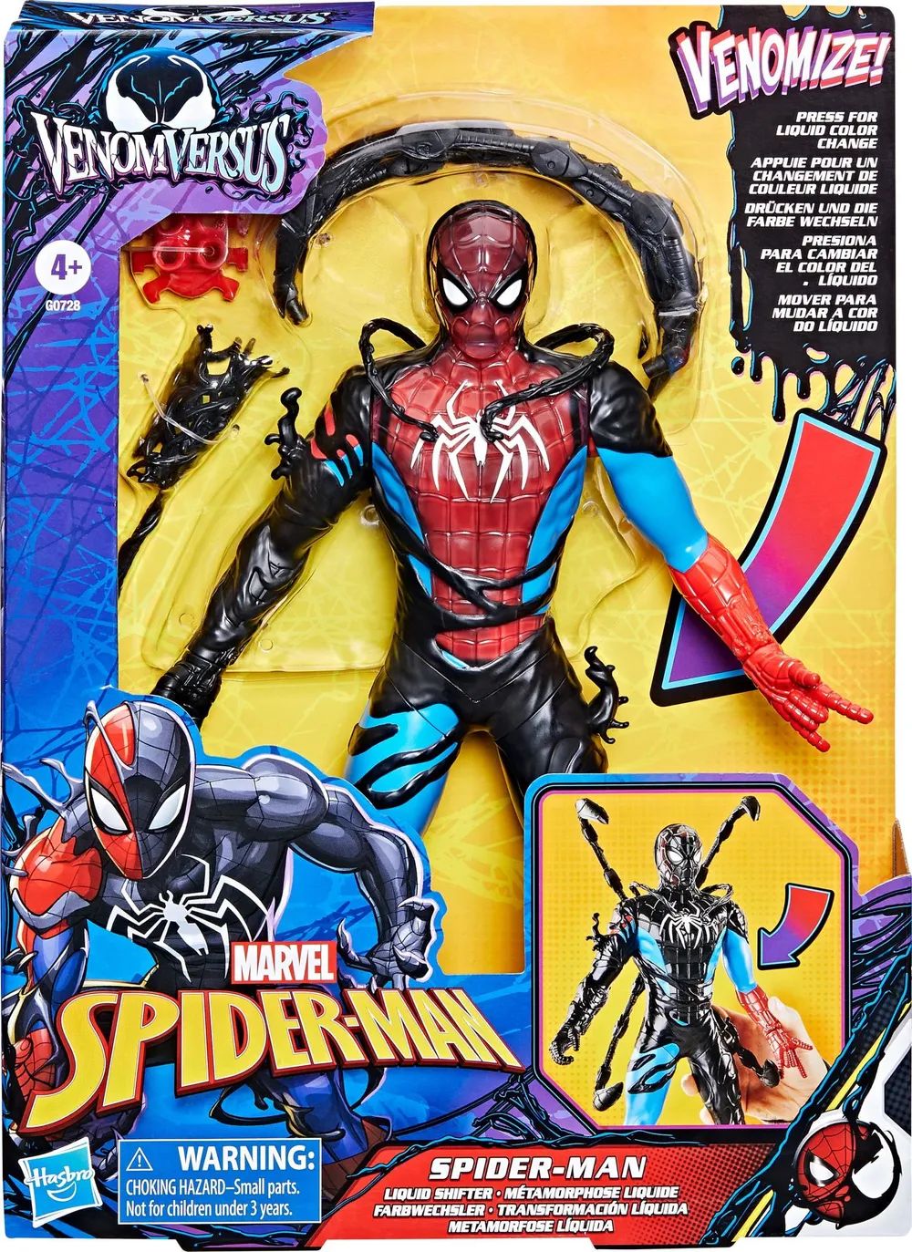 Hasbro European Trading B.V. SPI  Venomversus Spider-Man Farbwechsler