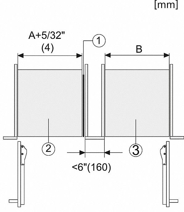 Miele KSK 2001 Side-by-Side Kit