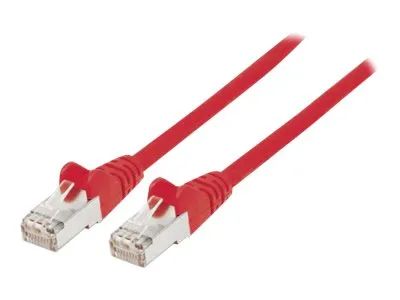 Intellinet Network Patch Cable, Cat6, 10m, Red, Copper, S/FTP, LSOH / LSZH, PVC, RJ45, Gold Plated Contacts, Snagless, Booted, Lifetime Warranty, Polybag - Patch-Kabel - RJ-45 (M)