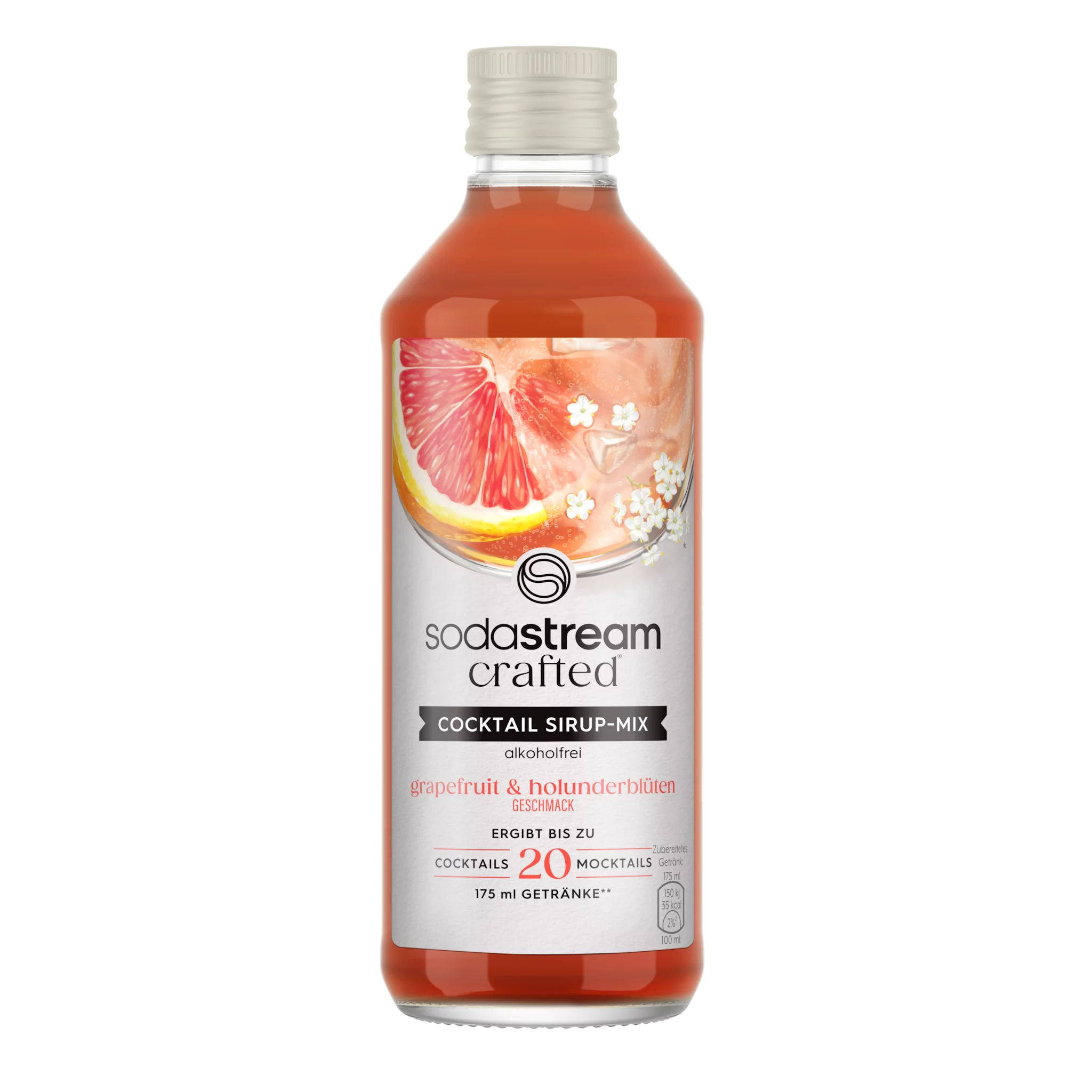 SodaStream Crafted Sirup-Mix Grapefruit Holunderblüte 330ml