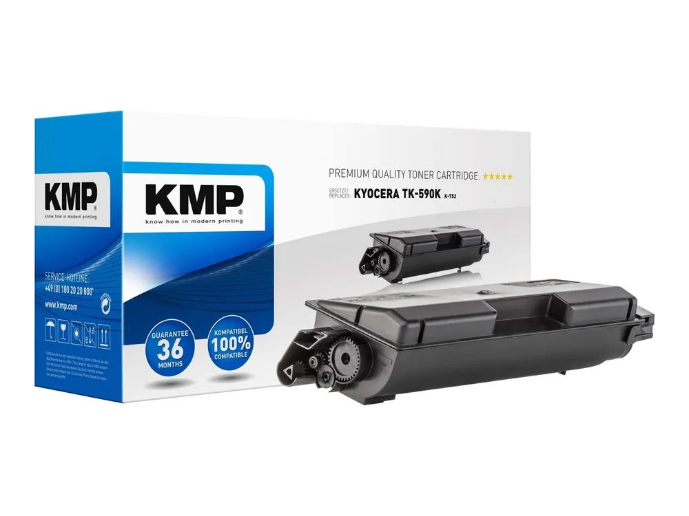 KMP K-T52 - Schwarz - kompatibel - Tonerpatrone (Alternative zu: Kyocera TK-590K)