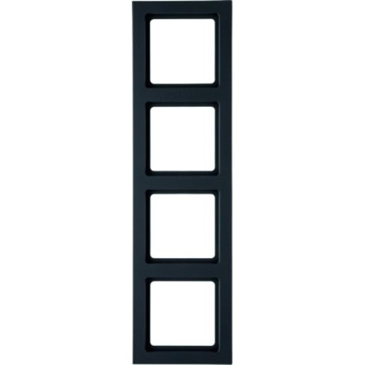 Berker Q.3 RAHMEN 4FACH ANT. SAMT / BERKER 10146096