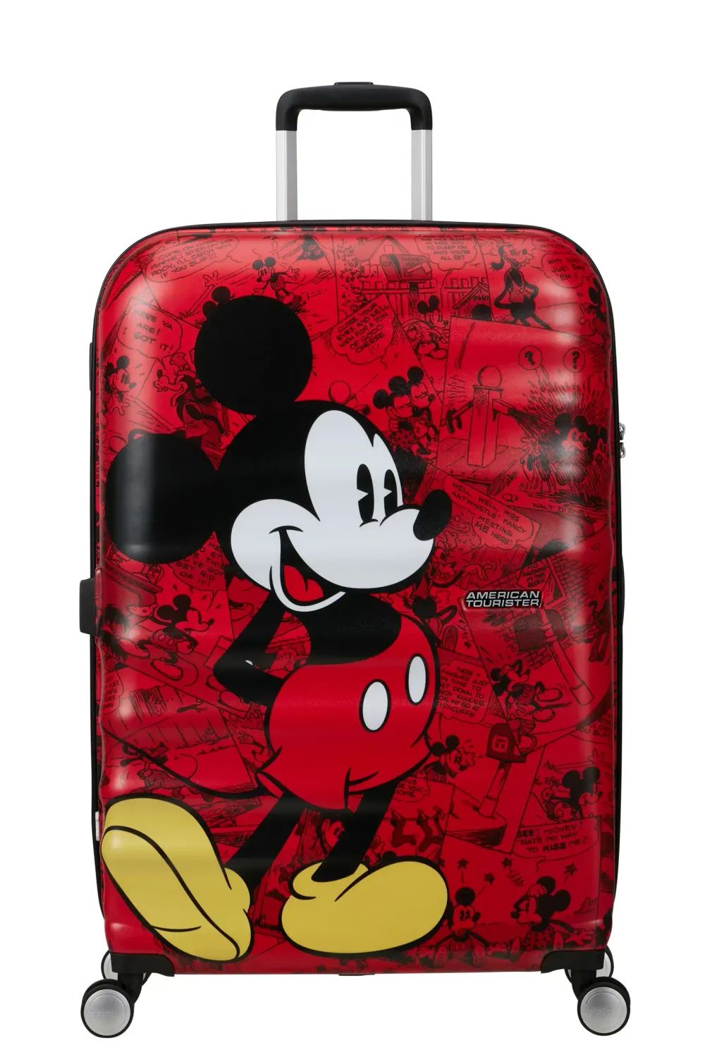 AMERICAN TOURISTER WAVEBREAKER SPIN.77/28, MICKEY COMICS RED