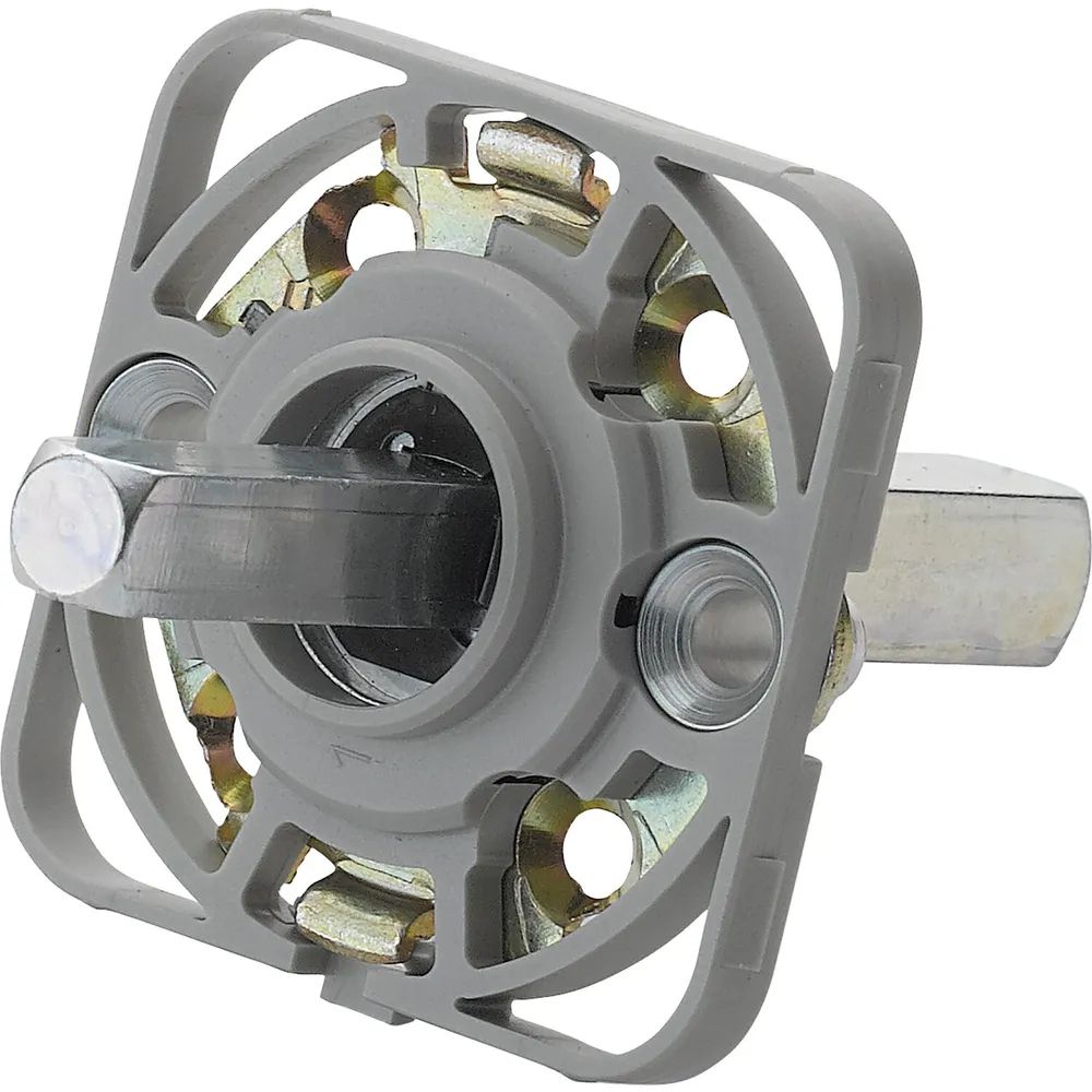 HOPPE Montagemodul UP52/RFL eckig, Vierkant 10/62 mm, Stahl aluminiumfarbig