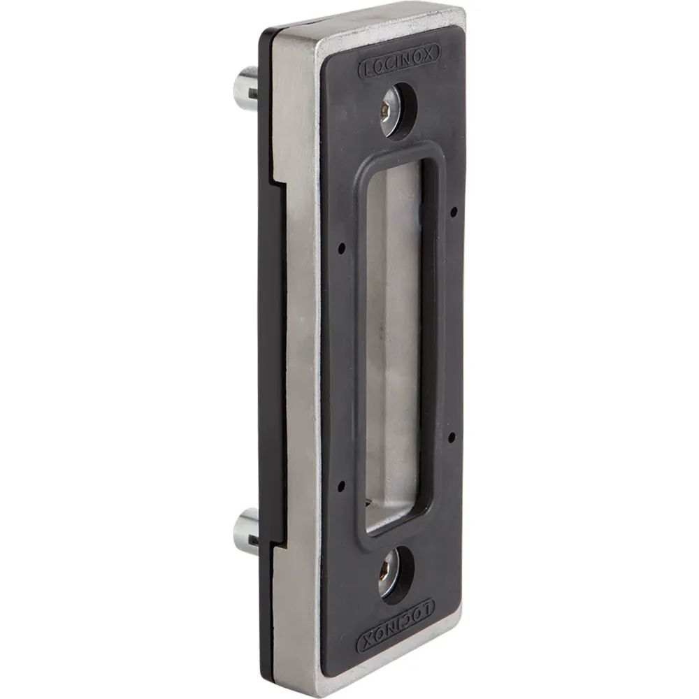 Locinox Schließblech/Schiebetoranschlag SSKZQF, 195 x 70 x 22 mm, Edelstahl