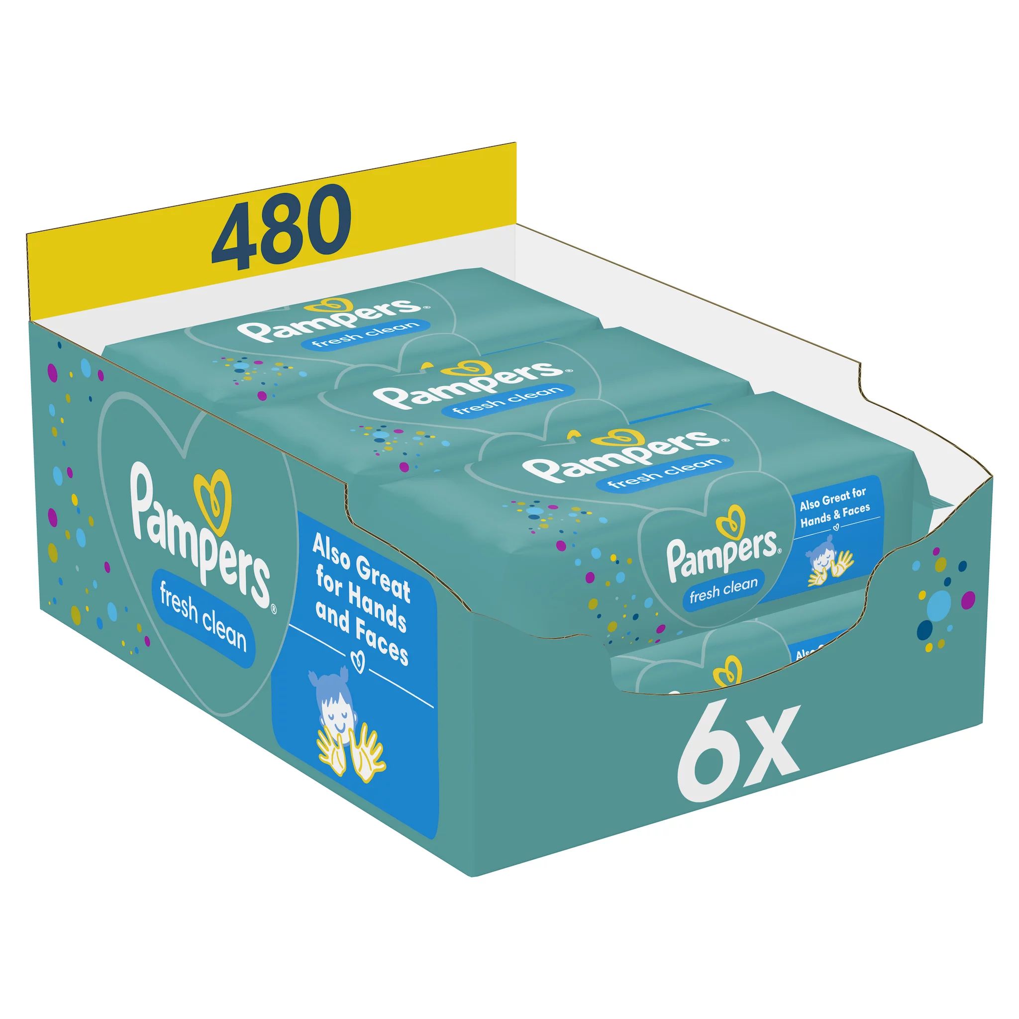 Pampers Feuchte Tücher Fresh Clean 6x80