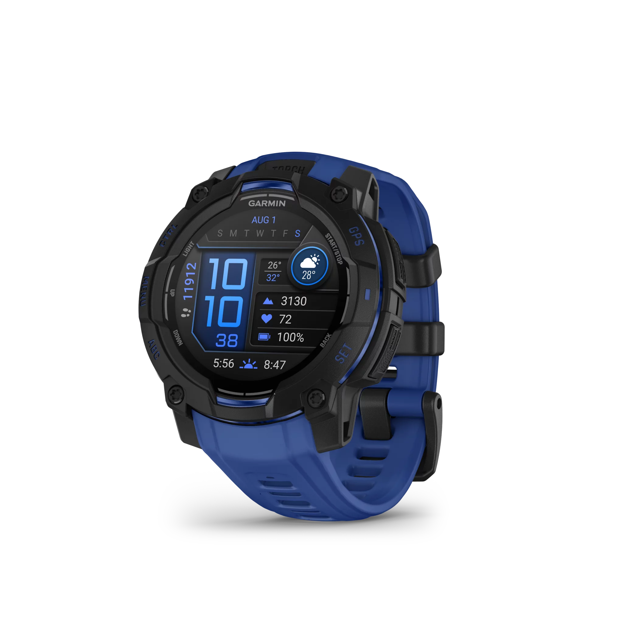 Garmin Instinct 3 AMOLED, 45mm, Bolt Blue