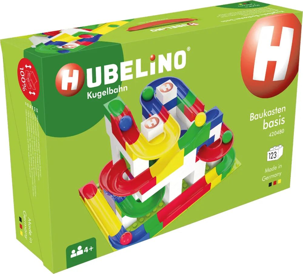 Hubelino GmbH Kugelbahn Baukasten basis (123-teilig)