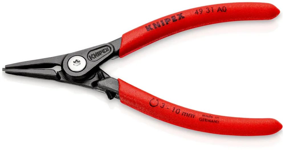 KNIPEX Präzisions-Sicherungsringzange für Außenringe auf Wellen mit Überdehnungsschutz 140 mm