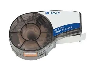 Brady Corporation Brady M211 und M210 - Vinyletiketten für den Innen- und Außenbereich - Schwarz - Blau - Selbstklebendes Druckeretikett - Acryl - Vinyl - Wärmeübertragung - Permanent - Matte